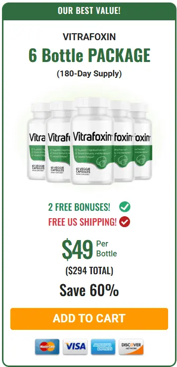 Vitrafoxin - 6 bottle